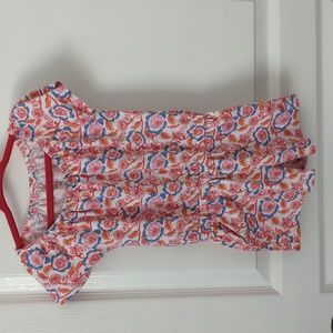 Vineyard Vines Kids Flutter Sleeve Knit Romper Toddler w/Pockets